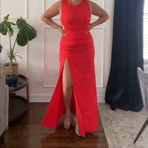 Red/Orange BCBG Gown